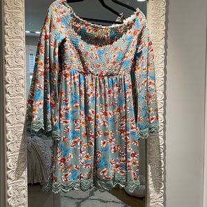 Xhilaration long sleeve off shoulder dress